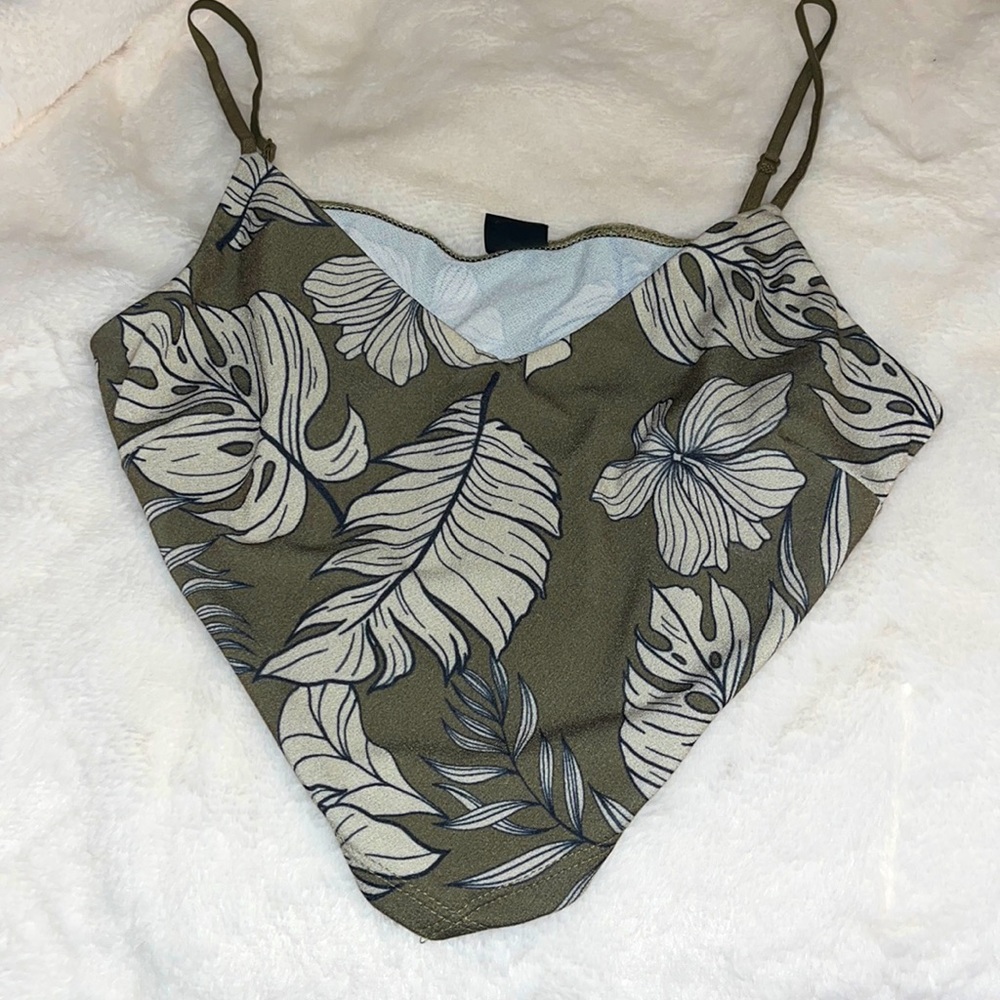 Leaf Print Camisole Top